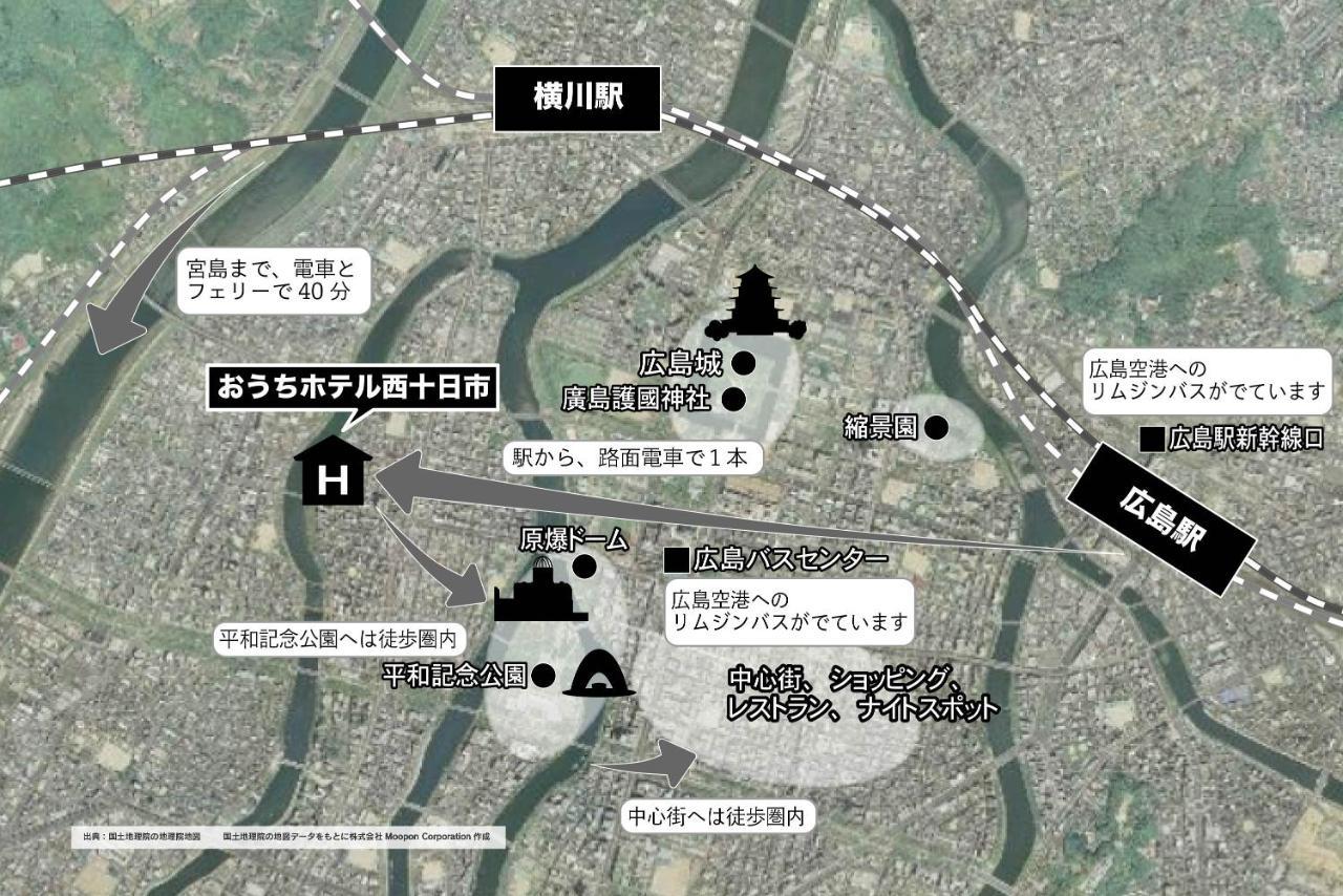 Ouchi Hotel Nishi-Tokaichi Hiroshima Luaran gambar